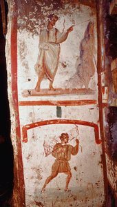 Römische Kunst: Wunder der Quelle und Wunder der Heilung des Gelähmten von Roman