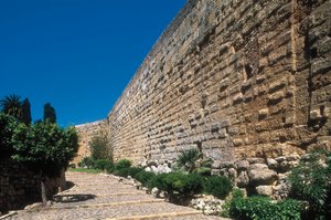 Römische Befestigung, Tarragona, Katalonien, Spanien, 3. Jahrhundert v. Chr. (Foto) von Roman