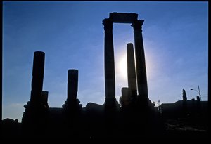 Römische Ruinen, Amman, Jordanien, Naher Osten