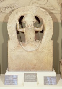Die Geburt des Mithras aus dem Mithräum in Housesteads von Roman