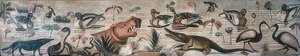 Tiere im Nil, aus dem Haus des Fauns (Casa del Fauno), Pompeji
