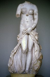 Venus Laudolina oder Anadyomene. Skulptur, Museum von Syrakus, Sizilien, Italien von Roman