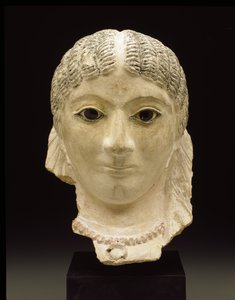 Mumienporträt, spätes 2. Jahrhundert von Roman Period Egyptian