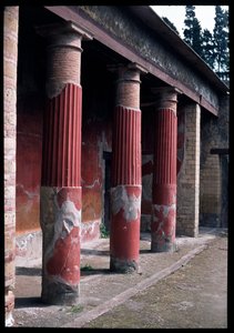 Atrium der Casa Sannitica, 5. Jahrhundert v. Chr.-1. Jahrhundert n. Chr. von Roman Roman