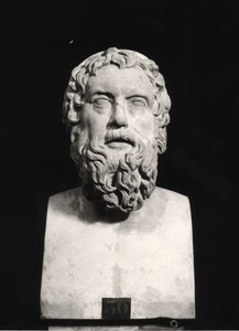 Büste von Aristophanes (ca. 445-ca. 385 v. Chr.)
