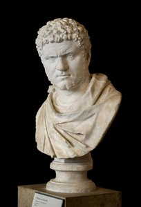 Caracalla (188 - 217 n. Chr.) römische Kunst aus Marmor von Roman Roman