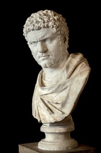 Caracalla (188 - 217 n. Chr.) Marmor, römische Kunst von Roman Roman