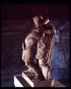 Betrunkener Herkules. Skulptur aus dem Haus der Hirsche von Roman Roman