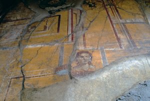 Fresko aus dem Haus der Goldenen Amorinen, Pompeji (UNESCO-Welterbeliste) von Roman Roman