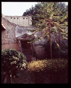 Lararium des Casa del Mobilio Carbonizzato (Haus der verkohlten Möbel), 5. Jahrhundert v. Chr. - 1. Jahrhundert n. Chr.