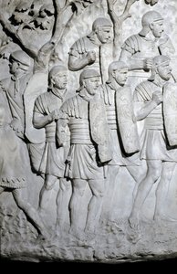 Römische Kunst: Römische Legionäre bereit zum Kampf von Roman Roman