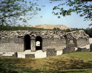 Ansicht des römischen Theaters von Scythopolis, 2. Jahrhundert v. Chr. - 4. Jahrhundert n. Chr.