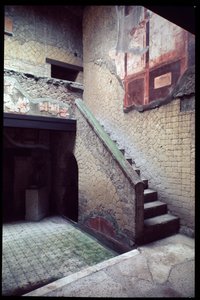 Ansicht der Casa del Bel Cortile, 5. Jahrhundert v. Chr. - 1. Jahrhundert n. Chr. von Roman Roman