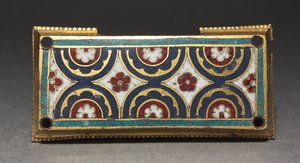 Plakette, wahrscheinlich von einem Reliquienschrein, ca. 1180-1190 von Romanesque