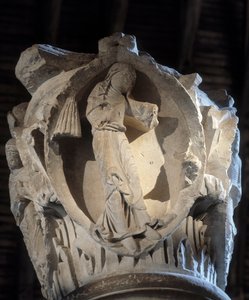 Klugheit: Kapital des Chors (Skulptur)