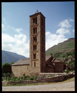 Ansicht der Kirche von Romanesque