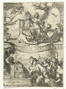Titelseite für den Hollandsche Mercurius für das Jahr 168(5?)