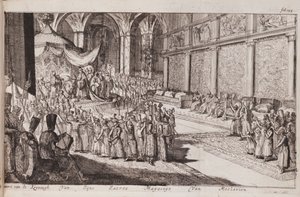 Eine Szene am königlichen Hof von Zar Alexei Michailowitsch, 1677