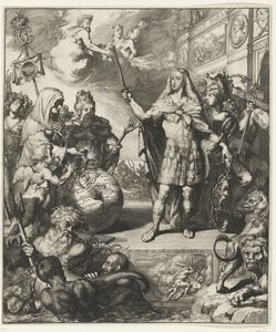 Allegorisches Porträt von Karl II. von Spanien