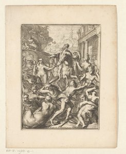 Allegorische Darstellung von Wilhelm III. zu Pferd von Romeyn de Hooghe