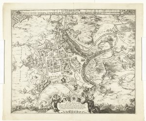 Bombardierung von Luxemburg durch Marschall de Créquy, 1684