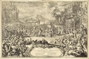 Krönungseinzug von Johann III. (1629-96) in Polen, 1675 von Romeyn de Hooghe