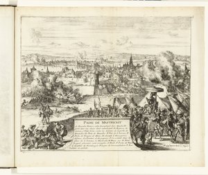 Einnahme von Maastricht durch den Herzog von Parma, 1579 von Romeyn de Hooghe