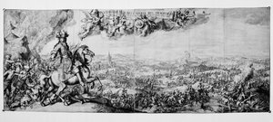 König Wilhelm III. in der Schlacht am Boyne, 1. Juli 1690