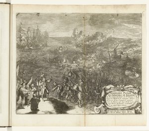 Nächtlicher Marsch der spanischen Soldaten nach Duiveland, 1575