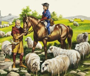 Ein Bauernjunge im fünfzehnten Jahrhundert von Ron Embleton