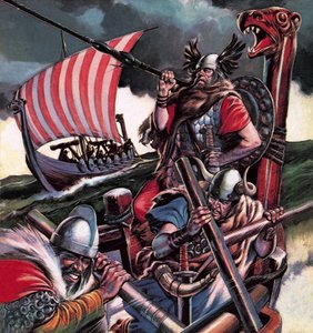 Leif Ericsson, der Wikinger, der Amerika fand von Ron Embleton