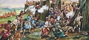 Sturm auf die Festung Neoheroka von Ron Embleton