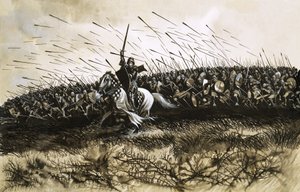 Unbekannte Schlacht (Agincourt?) von Ron Embleton