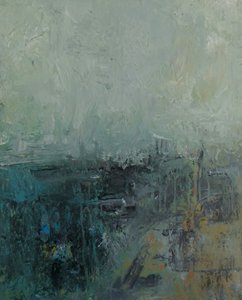 Nebliges grünes Tal von Ron Halfant