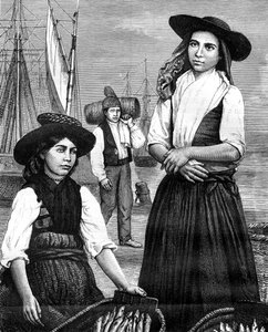 Portugiesische Frauen, 19. Jahrhundert
