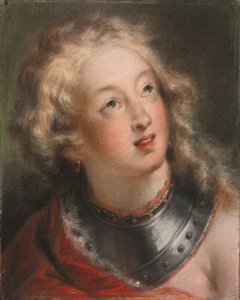 Kopf einer Frau, erste Hälfte des 18. Jahrhunderts von Rosalba Giovanna Carriera