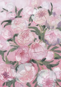 Zarte rosa Pfingstrosen