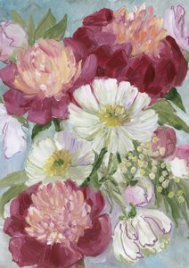 Lebhaftes Pfingstrosenbouquet von Rosana Laiz Blursbyai