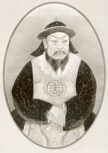 Kublai Khan, aus Living Biographies of Famous Rulers von Ross Gordon