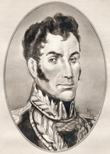 Simon Jose Antonio de la Santusima Trinidad Bolivar Palacios Ponte y Blanco, aus Living Biographies of Famous Men von Ross Gordon