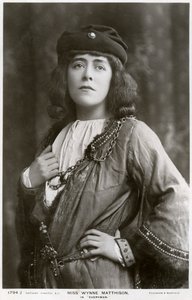 Edith Wynne Matthison, britische Schauspielerin, ca. 1907
