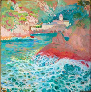 San Fruttuoso vom Meer aus