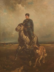 Großherzog Wladimir Alexandrowitsch von Russland 1847-1909 auf der Jagd, 1890er Jahre von Rudolf Ferdinandovich Frenz