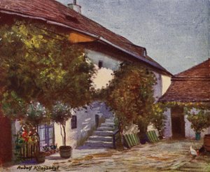 Haus in Heiligenstadt, in dem Beethoven lebte von Rudolf Klingsbogl