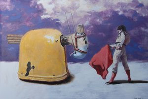 Matador und Gelber Stier