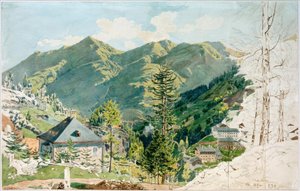 Ansicht von Gastein mit Gamskarkogel