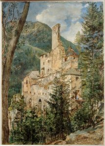 Schloss Taufers in Südtirol von Rudolf von Alt