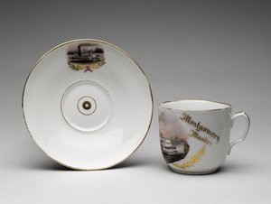 Tasse und Untertasse