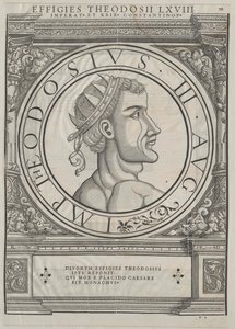 Oströmischer Kaiser Theodosius III. (Druck)