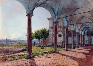 Blick auf Rom (Italien) von der Kirche Sant Onofrio